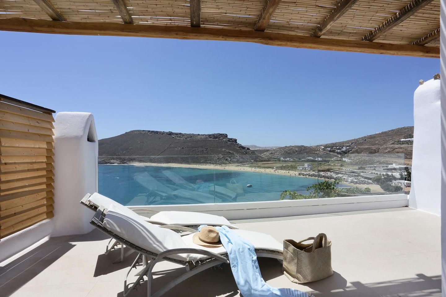Albatros Club Mykonos Hotel Panormos  ภายนอก รูปภาพ