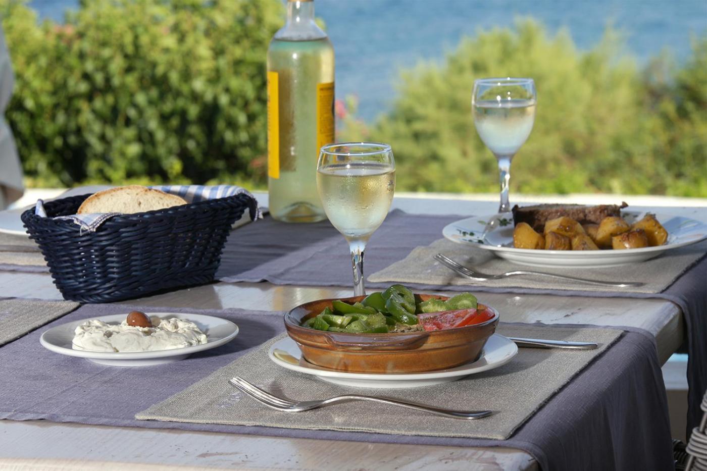 Albatros Club Mykonos Hotel Panormos  ภายนอก รูปภาพ